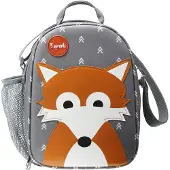3 Sprouts Lunch Bag, Fox/Gray - Grey - ONE SIZE