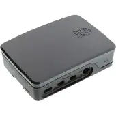 Raspberry Pi -muovikotelo, 4 B, musta