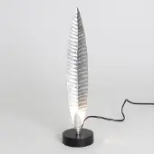 Holländer Design-pöytävalaisin Penna, Kromi/hopea, Olohuone/ruokailutila, Metalli, Design
