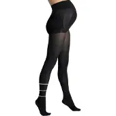 Cache Coeur Maternity Tight 70D Activ'soft - Black - XL Regular