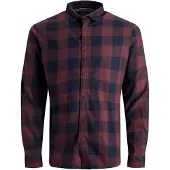 Jack & Jones Gingham Plus Size Pitkähihainen Kauluspaita