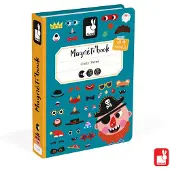 Janod Magneettikirja Poikien naamakirja
