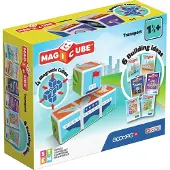Geomag Magicube magneettiset rakennuspalikat - Kuljetusliikenne