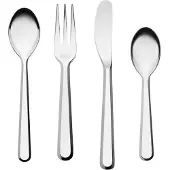 Alessi Amici aterimet - 24 osaa ruostumaton teräs