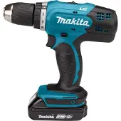 Makita Pora/ruuvinväännin DDF453SYE; 18 V; 2x1,5 Ah akku