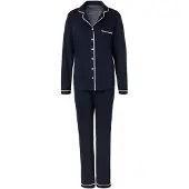 s.Oliver Pyjama yönsininen / valkoinen