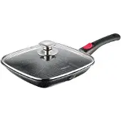 KINGHOFF GRILL PAN 28CM GRANITE KINGHOFF KH-1511 Dist. HANDLE