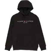 Tommy Hilfiger Huppari - Essential - Organic - Musta - - 7 v (122) - Hupparit