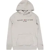 Tommy Hilfiger Huppari - Essential - Organic - Harmaa melange - - 5 v (110) - Hupparit