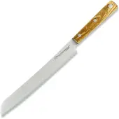 Due Cigni Hakucho pankiri/ bread knife 21 cm, olive wood
