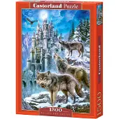 Castorland Wolves and Castle 1500 pcs, Kuviopalapeli, 1500 kpl, Eläimistö, Lapset & Aikuiset, 9 vuosi/vuosia
