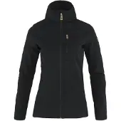 Fjällräven Women's Keb Fleece Hoodie Black Välikerrastopit L