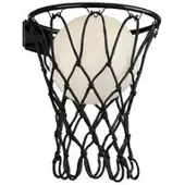 MANTRA Basketball seinävalaisin E27 37cm musta