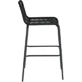 Kave Home Lambton-baarijakkara musta K 74 cm