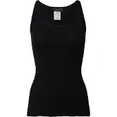 Rosemunde Rwbelle Silk U-Neck Strap Elastic T - Black - L