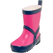 Playshoes Kumisaappaat marine / vaaleanpunainen