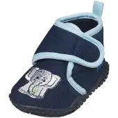 Playshoes Sisäkengät 'Elefant' marine / vaaleansininen / vaaleanharmaa