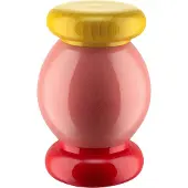 Alessi Sottsass maustemylly, pieni, pinkki - keltainen - punainen