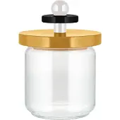 Alessi Sottsass purkki 75 cl, keltainen