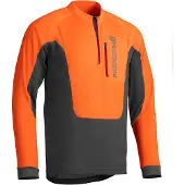 Husqvarna Technical Pitkähihainen T-paita Miehet Oranssi/Musta - M