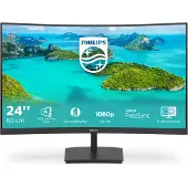 Philips E-line 241E1SCA - LED-näyttö - kaareva - 24" (23,6" katseluun) - 1920 x 1080 Full HD (1080p) @ 75 Hz - VA - 250 cd/m² - 3000:1 - 4 ms - HDM...
