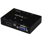 StarTech.com 2x1 VGA + HDMI to VGA Converter Switch with Priority Switching - 1080p