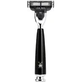 Muhle Rytmo 3-Blade Razor High-Grade Resin Black Mach3