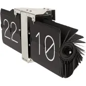 Karlsson Flip Clock No Case - Black - 36X8.5X14CM