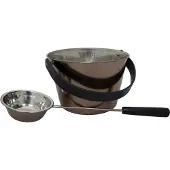 Emendo Sauna Bucket + Ladle - Nude - ONE SIZE