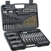 DeWalt Lisävarusteiden paketti - - DT0109 - 109 lisävarustetta - Puusuuttimet, metallin porat, tiilien porat - Ruuvimeisselit