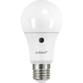 Airam LED-lamppu hämärätunnistimella 10,7W/840 E27