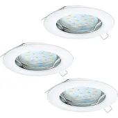 Eglo Uppospotti Eglo Peneto 3-os Ø 78 mm Valkoinen