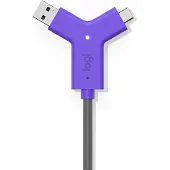 Logitech Swytch - Keskitin - 2 x HDMI + 1 x SuperSpeed USB + 2 x USB-C - pöytätietokone - huoneratkaisuun Huddle, Large