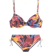 Sunseeker Bikini sininen / sitruuna / pitaija / vanha roosa