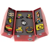 Crash Team Racing Toolbox Pin Badge Set