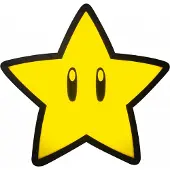 Paladone Super Mario Bros Supertähden Valo