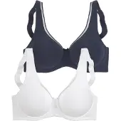 Petite fleur Pienentävät rintaliivit marine / valkoinen | 90xF | female