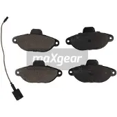MAXGEAR Jarrupalasarja (4kpl), levyjarru 19-2141
