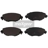 MAXGEAR Jarrupalasarja (4kpl), levyjarru 19-0876