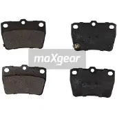 MAXGEAR Jarrupalasarja (4kpl), levyjarru 19-1162
