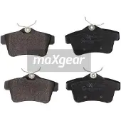 MAXGEAR Jarrupalasarja (4kpl), levyjarru 19-1562