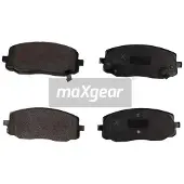 MAXGEAR Jarrupalasarja (4kpl), levyjarru 19-1987