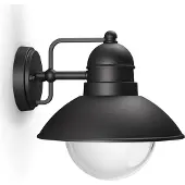 Philips myGarden Hoverfly -ulkoseinävalaisin (E27, 60 W, Musta)