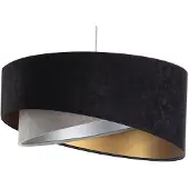 Maco Design Riippuvalaisin Vivien , himmennettävä, Musta, Olohuone/ruokailutila, Tekstiili/kangas/silkki, Moderni
