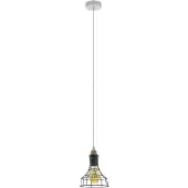 Eglo 33035 - Kattokruunu narulla ITCHINGTON 1xE27/60W/230V halkaisija 18 cm