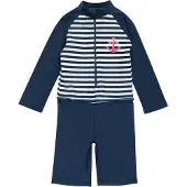 Playshoes UV-suoja tummansininen / punainen / valkoinen