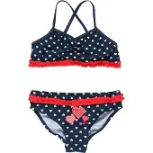 Playshoes Bikini 'Schwäne' sininen / punainen / valkoinen