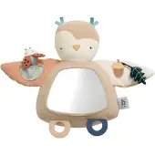 Sebra Aktiviteettipeili - Blinky pöllö - Maple Beige - - OneSize - Aktiviteettilelut