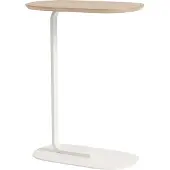 Muuto Relate sivupöytä, k. 73,5 cm, massiivitammi - luonnonvalkoinen