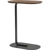 Muuto Relate sivupöytä, k. 73,5 cm, savustettu massiivitammi - musta